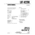 SONY LBT-A220K Manual de Servicio
