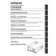HITACHI CPX990W Manual de Usuario