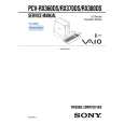 SONY PCVRX380DS Manual de Servicio