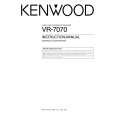 KENWOOD VR-7070 Manual de Usuario