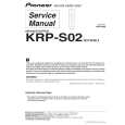 PIONEER KRP-S02/SXTW/WL5 Manual de Servicio