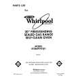 WHIRLPOOL SF386PEWW1 Catálogo de piezas