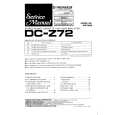 PIONEER DCZ72 Manual de Servicio