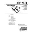 SONY MDR-NC10 Manual de Servicio