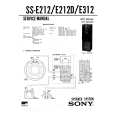 SONY SSE312 Manual de Servicio