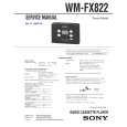 SONY WM-FX822 Manual de Servicio