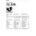 SONY TC-378 Manual de Usuario