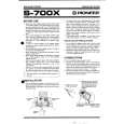 PIONEER S-700X/US Manual de Usuario