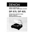 DENON DP-62L Manual de Usuario