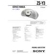 SONY ZSY3 Manual de Servicio