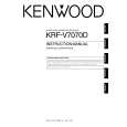 KENWOOD KRF-V7070D Manual de Usuario