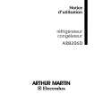 ARTHUR MARTIN ELECTROLUX AR8206D Manual de Usuario
