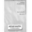 ARTHUR MARTIN ELECTROLUX ASL672 Manual de Usuario