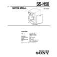 SONY SS-H50 Manual de Servicio
