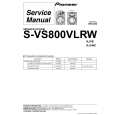 PIONEER S-VS800VLRW/XJI/E Manual de Servicio