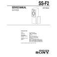SONY SS-F2 Manual de Servicio