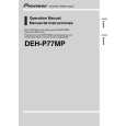 PIONEER DEH-P77MP/X1B/EW Manual de Usuario