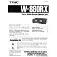 TEAC W880RX Manual de Usuario