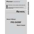 PIONEER PRS-D4200F/XS/UC Manual de Usuario