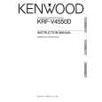 KENWOOD KRF-V4550D Manual de Usuario