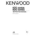 KENWOOD KDC-334SG Manual de Usuario