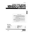 YAMAHA MX70 Manual de Servicio