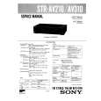 SONY STR-AV210 Manual de Servicio