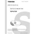 TOSHIBA TDP-ET20 Manual de Servicio