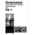 PIONEER CB-7 Manual de Usuario PIONEER CB-7 Manual de Usuario