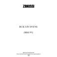 ZANUSSI ZBM972 Manual de Usuario