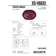 SONY XSV6833 Manual de Servicio