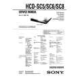 SONY HCD-SC5 Manual de Servicio
