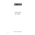 ZANUSSI ZU790F Manual de Usuario