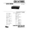 SONY CDX-5470RDS Manual de Servicio