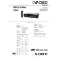 SONY DVPC600D Manual de Usuario