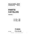CANON DADF-H1 Catálogo de piezas