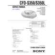 SONY CFD-S350 Manual de Servicio
