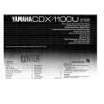 YAMAHA CDX-1100U Manual de Usuario