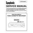 SYMPHONIC SD2203 Manual de Servicio