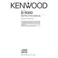 KENWOOD D-R350 Manual de Usuario