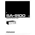 PIONEER SA-9100 Manual de Usuario
