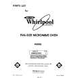 WHIRLPOOL MW8550XS1 Catálogo de piezas