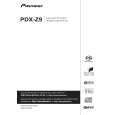 PIONEER PDX-Z9/WYVSXJ5 Manual de Usuario
