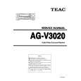TEAC AGV3020 Manual de Servicio