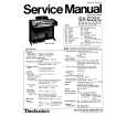 TECHNICS SX-E22 Manual de Servicio