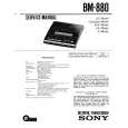 SONY BM880 Manual de Servicio