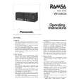 PANASONIC WRM10 Manual de Usuario