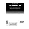 JVC RX-403LBK Manual de Usuario
