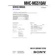 SONY MHCMG510AV Manual de Servicio