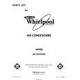 WHIRLPOOL AC1052XS0 Catálogo de piezas